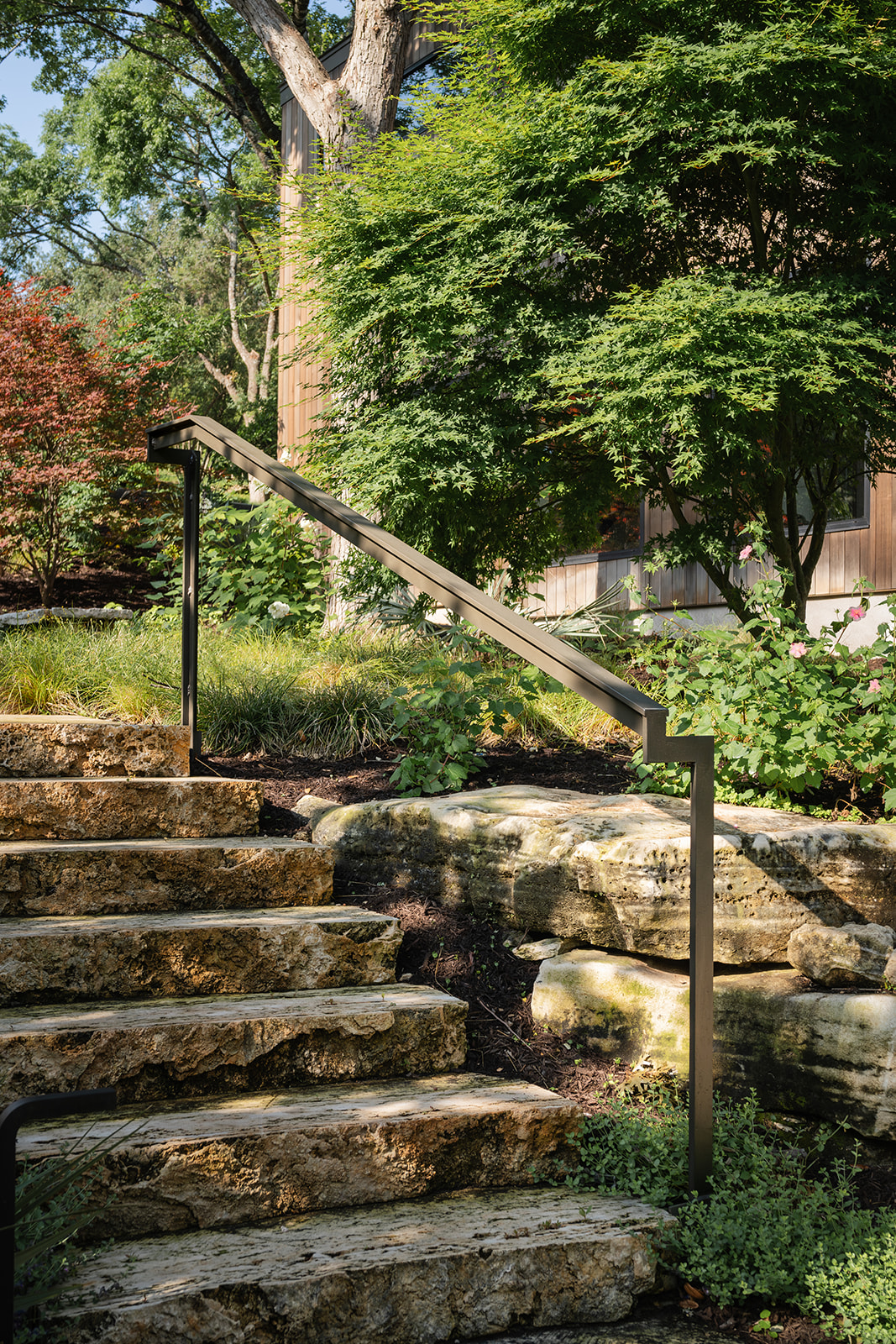 Sundown Parkway exterior lawn stairs